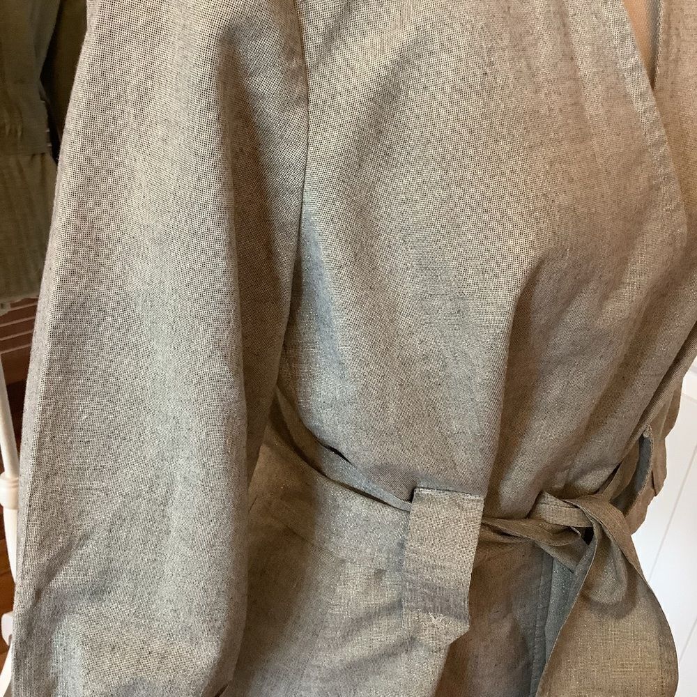 Attention Shimmery Belted Jacket ✨😎 - Picture 3 of 6